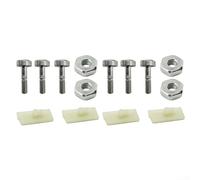 Kit de tornillos para cubierta de motor superior de motosierra, 14 piezas, compatible con modelos MS231, MS241, MS251, MS271, MS291, pieza de repuesto 90223191028, incluye tuercas de barra y tiras de