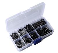 Kit de Tornillos para Guitarra, Combinación Perfecta, 226 Piezas, Kit de Resortes para Tornillos de Guitarra con Rosca Transparente, Varias Especificaciones, Diseño Estándar para