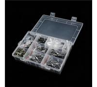 Kit De Tornillos Pernos Tuercas para Carenado De Motocicleta para para CBR600 F2 F3 F4 F4i para CBR600RR ABS RC51 SP1 SP2 ST1300 Tuercas Pernos Clips Motocicleta(Negro)