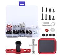 Kit de tornillos RC de 242 piezas, surtido de tornillos y bandeja de tornillos y llaves hexagonales de 17 mm para Traxxas Slash TRX4 Axial SCX10 Tamiya Arrma Redcat escala 1/8 1/10 1/12 RC Cars Trucks