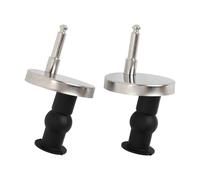 Kit de tornillos y bisagras for tapa inodoro acero goma, 2 uds., diseñado for asientos montados en la parte superior con características fácil instalación(5.5cm)