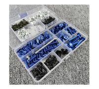 Kit De Tornillos Y Pernos Carenado Motocicleta para Aprilia Tuono V4 R APRC 1100 RR-Factory 660 Concept Carrocería, Arandelas Tuercas Tornillos De Montaje Carrocería(Azul)
