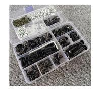 Kit De Tornillos Y Pernos Carenado Motocicleta para Aprilia Tuono V4 R APRC 1100 RR-Factory 660 Concept Carrocería, Arandelas Tuercas Tornillos De Montaje Carrocería(Negro)