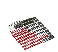Kit De Tornillos Y Tuercas Carenado Para Kawasaki Z1000 Z250 Z400 Z650 Para Ninja 250R 300 500 650 ZX10R ZX14R 6R 7R 9R Z750 Aleación CNC(rojo)