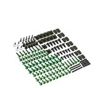 Kit De Tornillos Y Tuercas Carenado Para Kawasaki Z1000 Z250 Z400 Z650 Para Ninja 250R 300 500 650 ZX10R ZX14R 6R 7R 9R Z750 Aleación CNC(Green)
