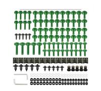Kit De Tornillos Y Tuercas para Carenado 177 Piezas para Yam&aha VStar V-Star 650 250 950 Royal Star Venture S XVS1300 Custom XVS 1300(Green)