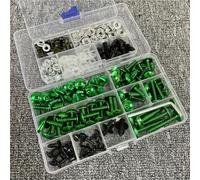 Kit De Tornillos Y Tuercas para Carrocería Motocicleta para Yamaha XVS 650 1100 Aerox 50 155 para Aerox155 Raptor 700 LTZ 400 XMAX300(Green)