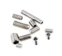 kit de tornillos y tuercas para ranuras en T, Juego de tornillos prisioneros M6 de 6-20 mm de acero inoxidable, 10 unidades, color plateado(16MM-M6)