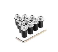 Kit De Tornillos Y Tuercas Sujeción Para Parabrisas Moto Yamaha MT-07 MT-09 MT 07 MT07 MT09 Tracer FZ1 FZ6 FZ8(Silver)