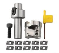 Kit de torno CNC que incluye soporte de pinza FMB22, fresa BAP400R e insertos de carburo APMT1604