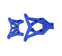 Kit de torre de choque delantero y trasero, aleación de aluminio, piezas de mejora DIY para coche RC para modelo LOSI 1/10 22S 2WD (Azul)