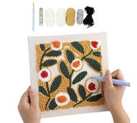 Kit de trabajo de aguja de punzón | Herramienta manual completa para costura y tejer, kit Punch Needle para adultos - Para aficiones, manualidades y arte, Navidad, mantas y alfombras, decoración del