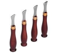Kit de Trabajo Profesional de Edificios de Cuero 4pcs de Cuero con de Madera para Cortes de de Cuero de Cuero Edgerleather Shovelleather B Cortterleather Trimmerleather Funcionando