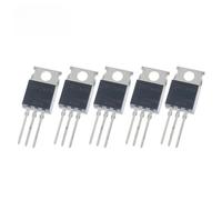 Kit de transistor MOSFET IRFZ44NPBF TO-220 (5/10/25 unidades) for proyectos electrónicos(5PCS without box)
