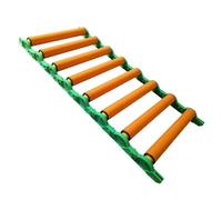 Kit de transportador de rodillos de PVC expandible, cinta transportadora industrial sin alimentación, sistema de transporte de rodillos rectos, 100 x 45 cm, solución de transporte resistente