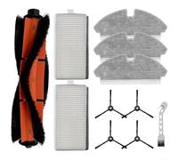 Kit de trapeador de filtro de cepillo lateral principal de repuesto para ROPO Slim/para aspiradora robot Kewbily DL30 Pro, kit de accesorios con cepillo principal, cepillos laterales, filtros, paños