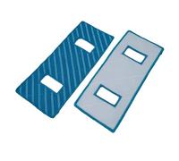 Kit de trapeador de microfibra reutilizable y lavable para National NH-VS1415 / NH-VS1415, accesorio rojo para fregona al vacío, paquete de 2 o 4 unidades (opción seleccionada) (paquete de 4)