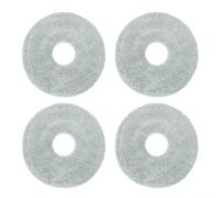 Kit de trapeador de repuesto para Cecotec para Conga para aspiradora robot X50, 4 piezas, material de microfibra, fácil instalación
