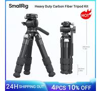 Kit de trípode de mesa de fibra de carbono de alta resistencia SmallRig para trípode de cámara DSLR sin espejo Compatible con cabezales de vídeo de bola-5025 Tripod 5025