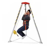 Kit de trípode para Espacios confinados, 1200 LB, 1800 2600 LB, Sistema de trípode de Rescate, Equipo, polipasto, Seguridad, Herramientas de Rescate contra Incendios, grú