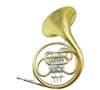 kit De Trompa Francesa Corno Francés En Si Bemol Mayor De Una Sola Tres Teclas Instrumento Metal Occidental Práctica Para Principiantes