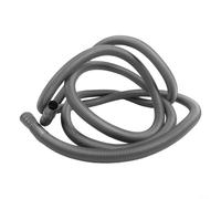 Kit de tubería de drenaje flexible de 5 m, manguera de alcantarillado con múltiples tamaños de entrada, diseño de almacenamiento compacto para gestión de residuos de caravana, gris