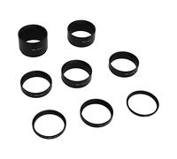 Kit de tubo de extensión M48 M48 Tubos de extensión 16 × 10 × 6 piezas M48X0.75 Longitud Kit de tubo de extensión 3 5 7 10 12 15 20 30 mm extensible para fotografía de telescopio astronómico