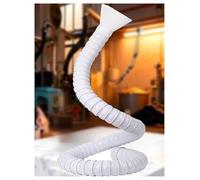 Kit de tubo de extracción de polvo de plástico con manguera, conducto flexible for la extracción de humo/gases, tubo de ventilación de escape de 2 pulgadas de diámetro.(Color1-50mm,110cm/43.3'')