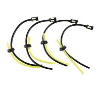 Kit de tubo de manguera de gasolina con conjunto de filtro de tanque, 4 piezas diseñado para compatibilidad con cortador de cepillo y recortadora