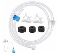 Kit De Tubo Dispensador Jabon Para Fregadero Cocina, 120cm Tubo De Extension Para Dosificador Dispensador Jabon Baño Con Válvula De Retención, Under Sink Soap Dispenser Extension Tube Kit