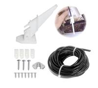 Kit de tubo Pitot de velocímetro para barco marino, montaje automático universal Pitot de hasta 80 MPH, incluye tubo de PVC de 20 pies