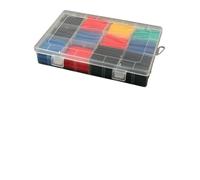 Kit de tubo termorretráctil termorresistente, paquete surtido tubos termorretráctiles, aislamiento for cables, envoltura retráctil(750pcs in box)