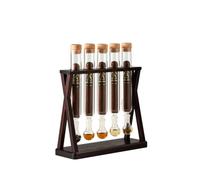 Kit de Tubos Infusores para 3 Puros, Soporte Vintage de Madera