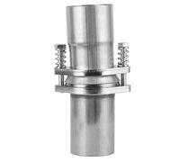 Kit de tubos para reparación de bridas de escape, junta de escape de reparación rápida universal con perno de resorte, brida de acero inoxidable de 2,75 pulgadas de diámetro