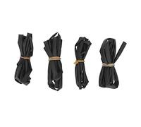 Kit de Tubos termorretráctiles con Adhesivo, 4 Unidades, 3 mm, 4 mm, 5 mm, 6 mm, 1 Metro Cada, Surtido de Aislamiento eléctrico de poliolefina para Conexiones de Cables,
