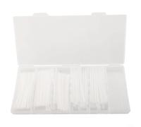 Kit de tubos termorretráctiles transparentes con 150 fundas de aislamiento de alambre de poliolefina para protección y reparación de juntas de cables eléctricos en siete tamaños que van desde 1,5 mm a