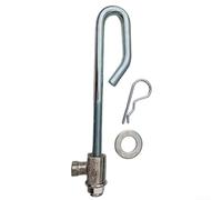 Kit de tuerca de perno de elevación de cubierta GX21718 para GX24864 con pasador de bloqueo de arandela compatible con GX24864 14M7465 24M7053 compatible con S240 X105 X110 X115R X116R X117R X120 X120