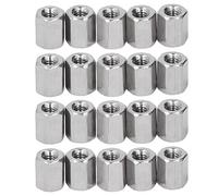 Kit de Tuercas de Acoplamiento Hexagonales Inoxidables, 20 Piezas, Sujetadores de Acero Inoxidable M4 X 0,7 8 L10mm para Pernos y Tornillos de Máquina
