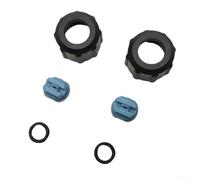 Kit de tuercas de boquilla para Karcher para PUZZI 8/1 10/1 100 200, boquilla de lavado de repuesto y juego de anillos de sellado, para piezas de limpieza de alfombras de tapicería 4.130-001.0