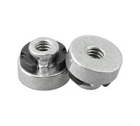 Kit de tuercas de montaje para asiento trasero de motocicleta, 2 piezas, sujetadores de acero para solo swap Touring Bike para softail para dyna 17 mm