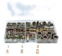 Kit de tuercas de remache de 300 piezas de soporte para hardware roscado M3 M5 M6 M8 M10 y para panel de carbono de 12 mm de grosor en proyectos de ingeniería (B)