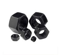Kit de tuercas de seguridad, 1/5/20/50 Uds 8, tuerca hexagonal negra de nivel M2 M3 M4 M5 M6-M30 sujetador tuercas cabeza alta resistencia(M6-20pcs)