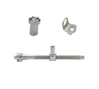 Kit de tuercas de tornillo ajustador de tensión de motosierra de 68/73 mm para sierra eléctrica, herramienta de ajuste de tensión de cadena de motosierra de metal con construcción duradera (73 mm)