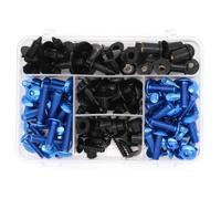 Kit De Tuercas De Tornillos De Carenado para Motocicleta, Clips De Sujeción para El Cuerpo, Tornillo para Z650 Z750 Z800 Z900 Z1000 M6 Acero(BLU)