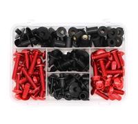 Kit De Tuercas Tornillos Carenado Para Motocicleta, Clips Sujeción Para El Cuerpo, Tornillo Para Z650 Z750 Z800 Z900 Z1000 M6 bicicleta calle(rojo)