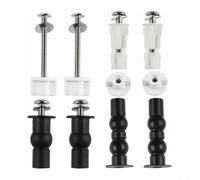 Kit de tuercas traseras de repuesto y pernos de fijación inferior para asientos de inodoro de 7 5 cm de longitud con arandelas de acero inoxidable para una instalación fiable