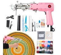 Kit De Tufting De Alfombra-Pistola De Tufting De 2 En 1, Herramienta De Corte De Anillo De Moqueta | Máquina Eléctrica De Tejer con Pulto De Piel De 7-19m Mm, Diseño De Mappeto D