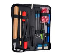 Kit de tuning profesional - 16 piezas de tuning, horquillas Stop Stop, horquilla A440 Hz, herramienta de llave inglesa, juego completo de mantenimiento de piano para principiantes, técnicos,