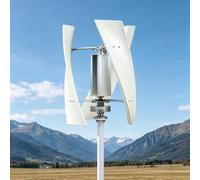 Kit De Turbina Eólica De 5 Kw, Generador Eléctrico De Eje Vertical Con Levitación Magnética De 12 V, 24 V Y 48 V, Con Controlador Mppt, Sistema De Energía Eólica Silencioso, Para Vehículos