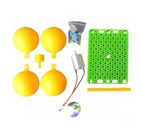 Kit de turbina eólica de eje vertical Generación de energía DIY para aprendizaje de física Medición Modelo experimental (A)